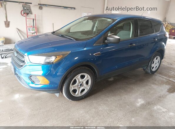 1FMCU0F71JUD31018 2018 FORD ESCAPE Blue Przód lewy
