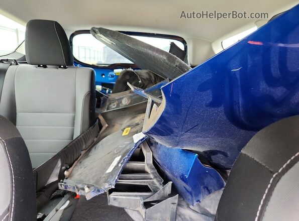 1FMCU0F71KUA78834 2019 FORD ESCAPE Blue Rear seats view