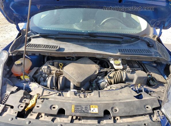 1FMCU0F71KUC25766 2019 FORD ESCAPE Blue Widok komory silnika