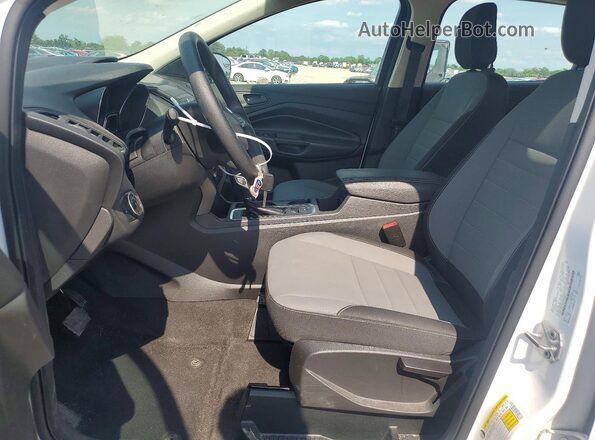 1FMCU0F71KUC26304 2019 FORD ESCAPE White Widok wnętrza z przodu