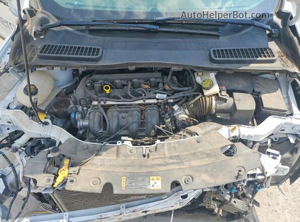 1FMCU0F71KUC26304 2019 FORD ESCAPE White Widok komory silnika
