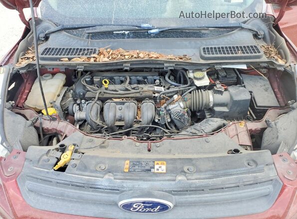 1FMCU0F72GUB82210 2016 FORD ESCAPE Red Vista del compartimento del motor