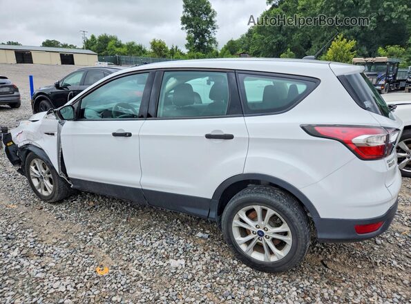 1FMCU0F72HUB87635 2017 FORD ESCAPE White Trasero izquierdo