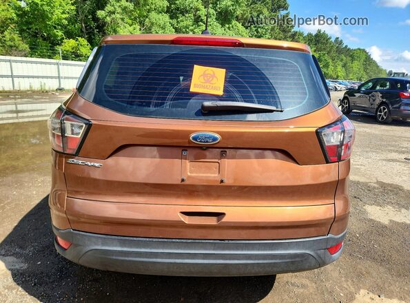 1FMCU0F72HUC72782 2017 FORD ESCAPE Orange Rear view