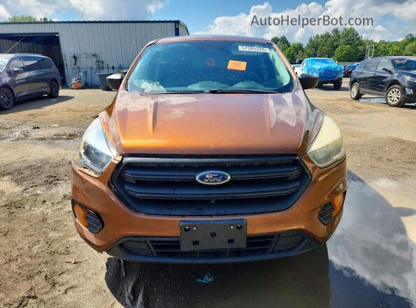 1FMCU0F72HUC72782 2017 FORD ESCAPE Orange Front view