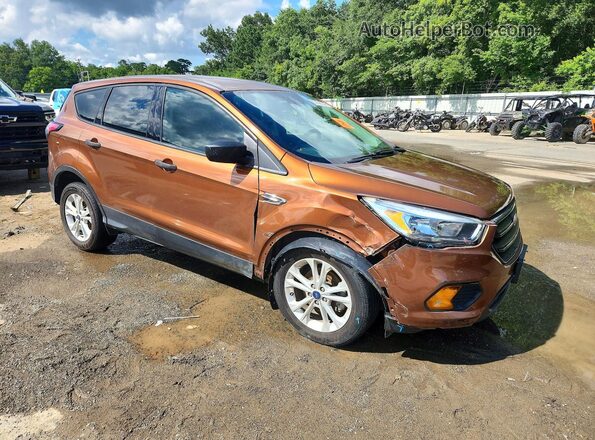 1FMCU0F72HUC72782 2017 FORD ESCAPE Orange Front right