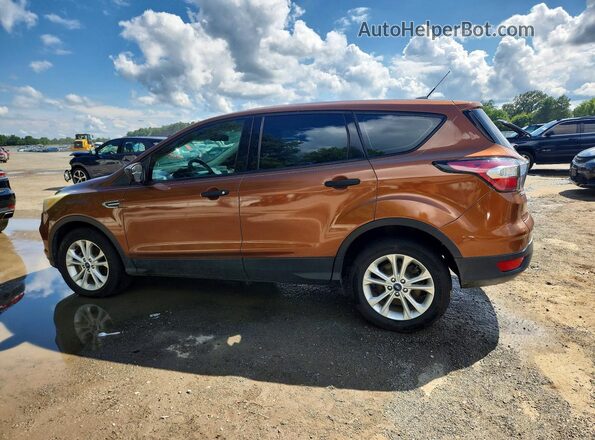 1FMCU0F72HUC72782 2017 FORD ESCAPE Orange Rear left