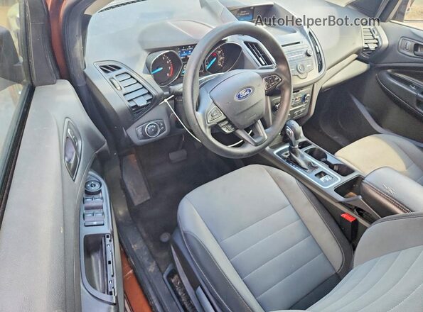 1FMCU0F72HUC72782 2017 FORD ESCAPE Orange Dashboard view