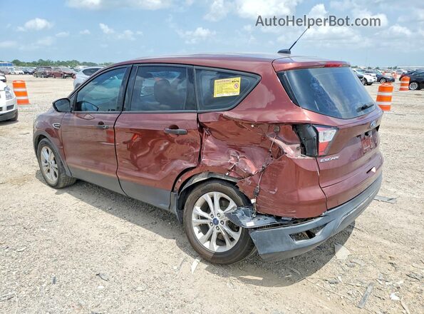 1FMCU0F72JUA09407 2018 FORD ESCAPE Burgundy Tył lewy