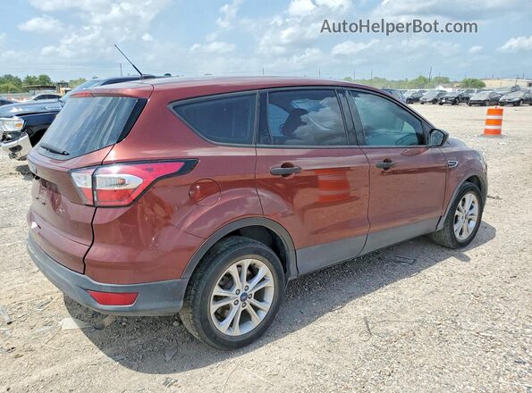 1FMCU0F72JUA09407 2018 FORD ESCAPE Burgundy Tył prawy