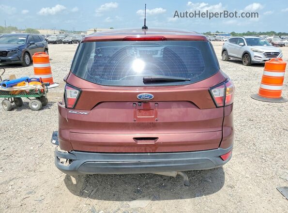 1FMCU0F72JUA09407 2018 FORD ESCAPE Burgundy Widok z tyłu