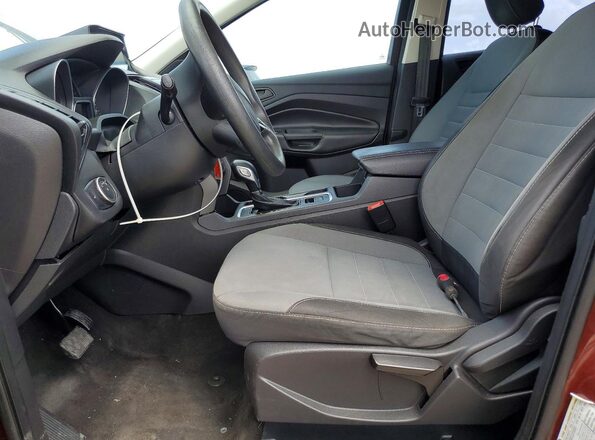 1FMCU0F72JUA09407 2018 FORD ESCAPE Burgundy Widok wnętrza z przodu