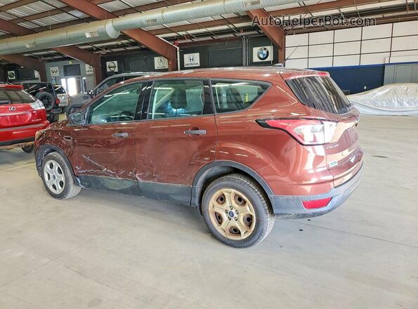 1FMCU0F72JUA49471 2018 FORD ESCAPE Коричневый Задняя левая четверть