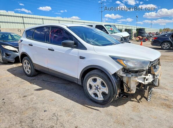 1FMCU0F72JUB13105 2018 FORD ESCAPE White წინა მარჯვენა