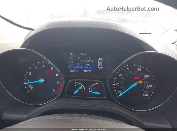 1FMCU0F72JUB14996 2018 FORD ESCAPE Silver Widok tylnych siedzeń