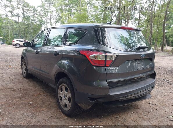 1FMCU0F72JUB27182 2018 FORD ESCAPE Gray Դիմացի տեսք