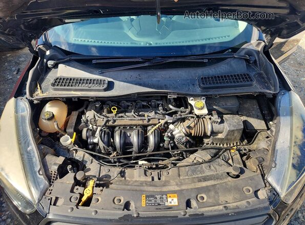 1FMCU0F72JUB35525 2018 FORD ESCAPE Black Vista del compartimento del motor