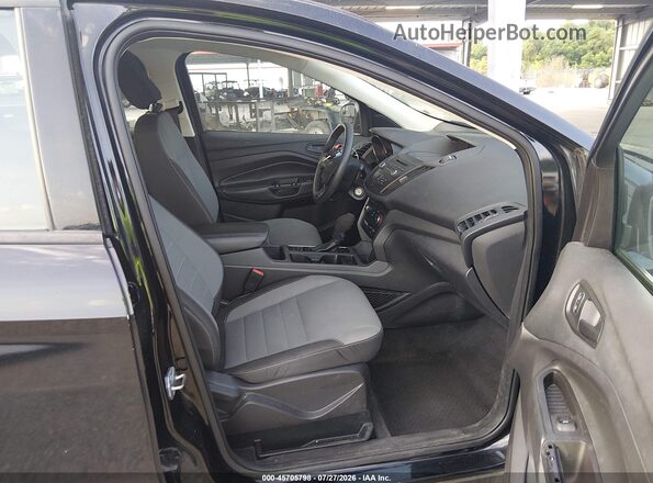 1FMCU0F72JUB96650 2018 FORD ESCAPE Black Front interior view