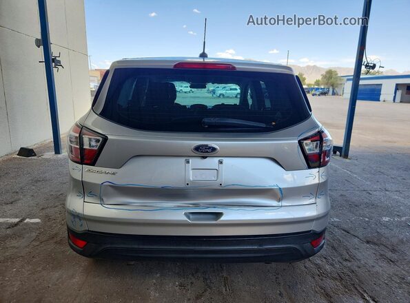 1FMCU0F72JUC76255 2018 FORD ESCAPE Silver Rear view