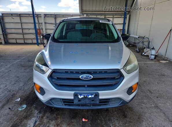 1FMCU0F72JUC76255 2018 FORD ESCAPE Silver Front view