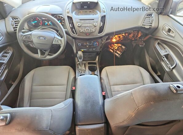 1FMCU0F72JUC76255 2018 FORD ESCAPE Silver Dashboard view