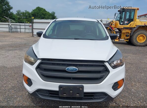 1FMCU0F72JUD08380 2018 FORD ESCAPE White ხელსაწყოთა პანელის ხედი