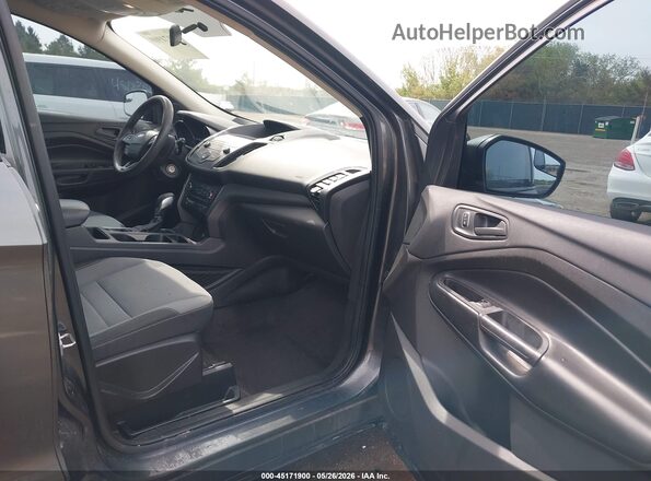 1FMCU0F72KUA13698 2019 FORD ESCAPE Gray Front interior view