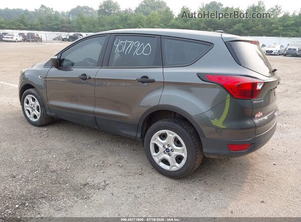 1FMCU0F72KUA13698 2019 FORD ESCAPE Gray Rear left