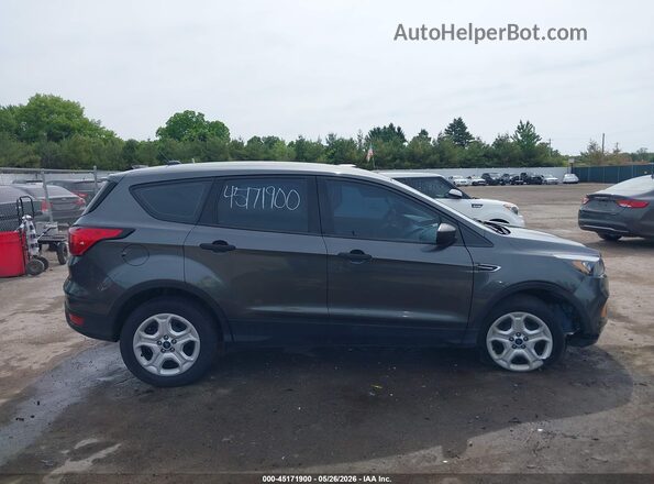 1FMCU0F72KUA13698 2019 FORD ESCAPE Gray Rear interior view