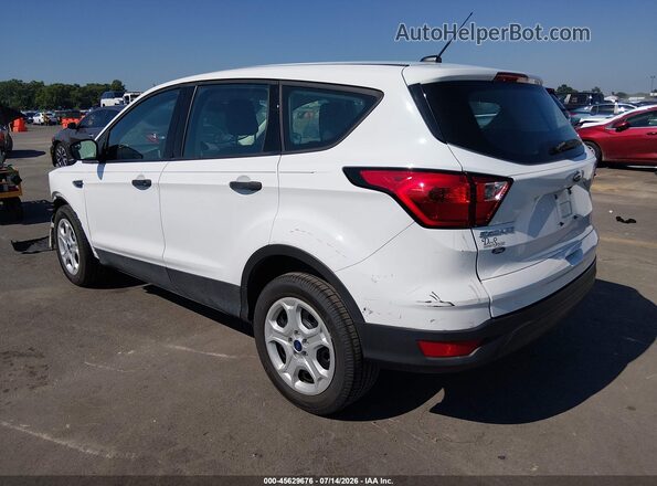 1FMCU0F72KUC53172 2019 FORD ESCAPE White Trasero izquierdo