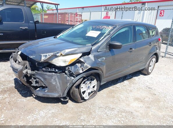 1FMCU0F73GUB20444 2016 FORD ESCAPE Gray წინა მარცხენა ხედი სამი მეოთხედიდან