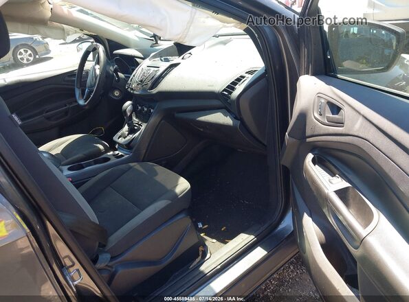 1FMCU0F73GUB20444 2016 FORD ESCAPE Gray წინა სალონის ხედი