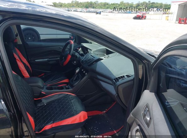 1FMCU0F73GUB53234 2016 FORD ESCAPE Black Widok wnętrza z przodu