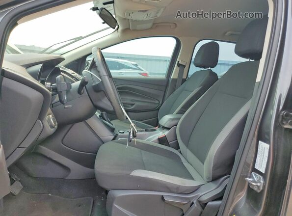 1FMCU0F73GUC52197 2016 FORD ESCAPE Gray Widok wnętrza z przodu