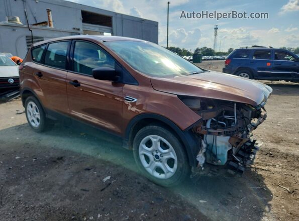 1FMCU0F73HUB49749 2017 FORD ESCAPE Orange Front right