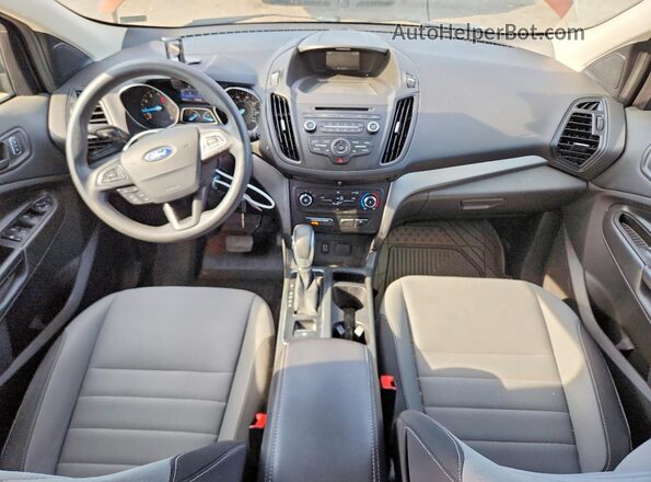 1FMCU0F73HUB49749 2017 FORD ESCAPE Orange Dashboard view