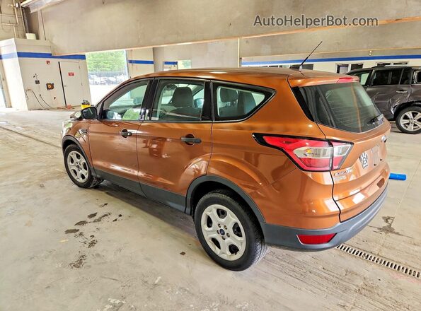 1FMCU0F73HUC19847 2017 FORD ESCAPE Orange Rear left