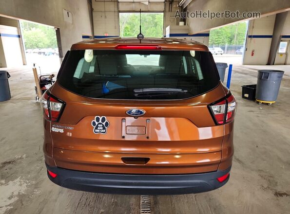 1FMCU0F73HUC19847 2017 FORD ESCAPE Orange Rear view