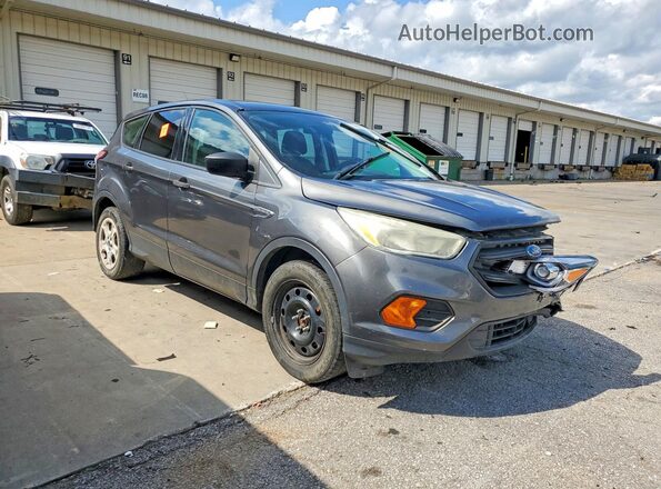 1FMCU0F73HUD07779 2017 FORD ESCAPE Gray Delantero derecho