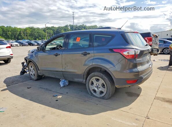 1FMCU0F73HUD07779 2017 FORD ESCAPE Gray Trasero izquierdo