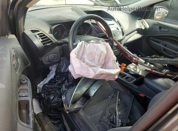 1FMCU0F73HUD07779 2017 FORD ESCAPE Gray Vista del salpicadero
