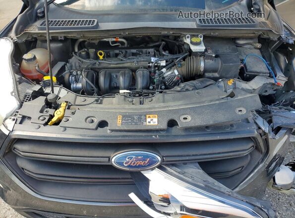 1FMCU0F73HUD07779 2017 FORD ESCAPE Gray Vista del compartimento del motor