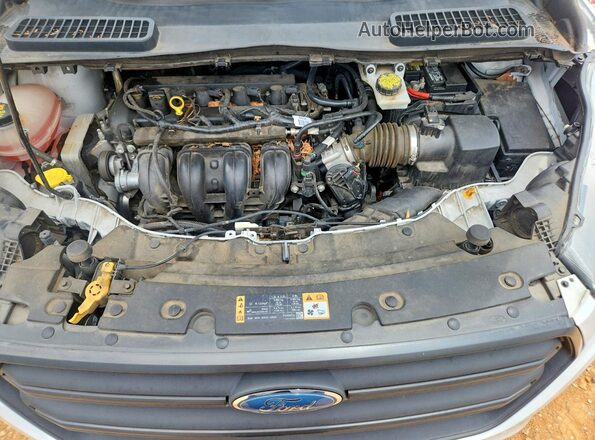 1FMCU0F73JUB03750 2018 FORD ESCAPE White Vista del compartimento del motor