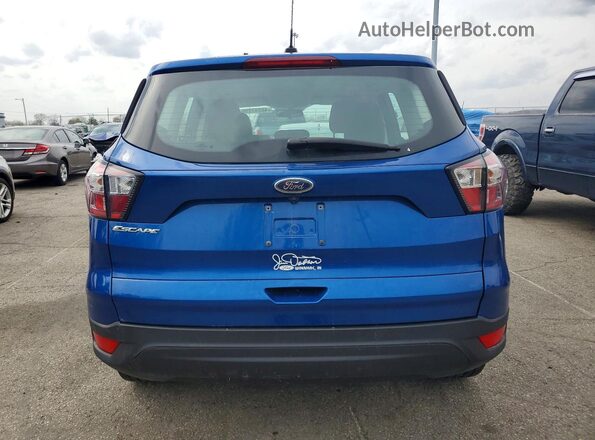 1FMCU0F73JUC75289 2018 FORD ESCAPE Blue Vista trasera