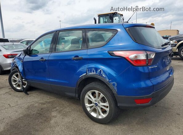 1FMCU0F73JUC75289 2018 FORD ESCAPE Blue Trasero izquierdo