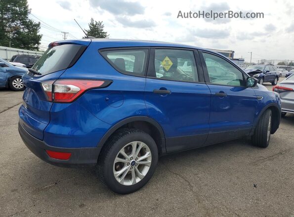 1FMCU0F73JUC75289 2018 FORD ESCAPE Blue Trasero derecho