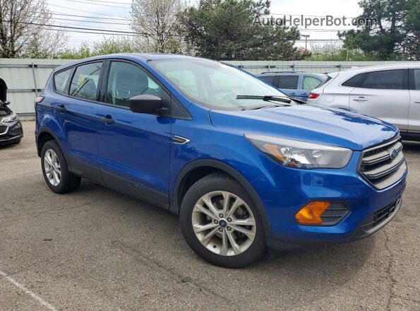1FMCU0F73JUC75289 2018 FORD ESCAPE Blue Delantero derecho