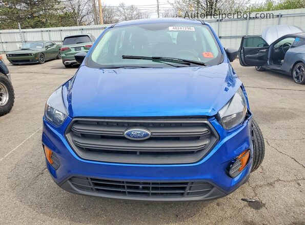 1FMCU0F73JUC75289 2018 FORD ESCAPE Blue Vista frontal