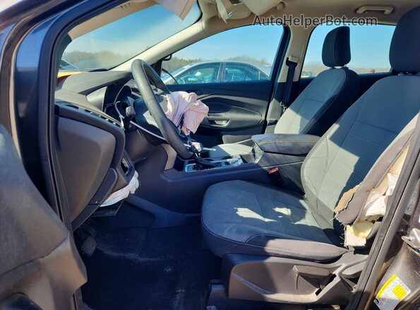 1FMCU0F73JUC77754 2018 FORD ESCAPE Black Widok wnętrza z przodu