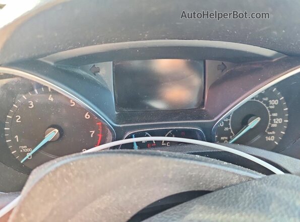 1FMCU0F73JUC77754 2018 FORD ESCAPE Black Widok zestawu wskaźników